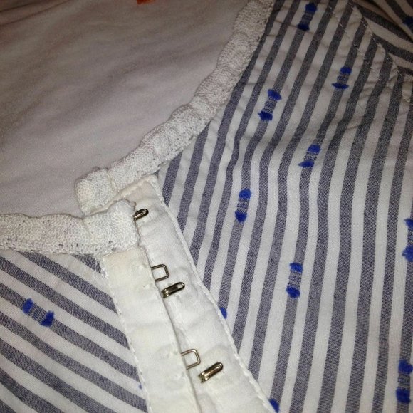 INTUITIONS Cotton Tank, Crochet Edging, Size S - Picture 6 of 7